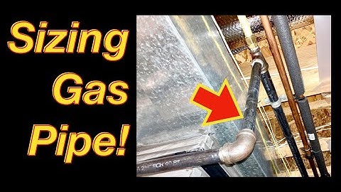 Sizing Gas Piping | Longest Length Method | Longest Run Method