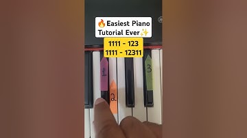 🔥🎹 The Easiest Piano Tutorial Ever 🔥🎹