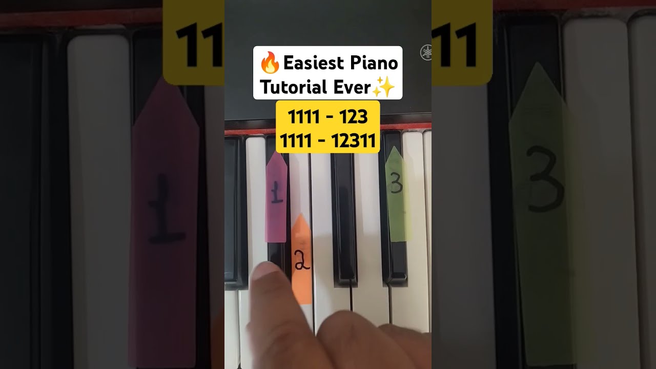  The Easiest Piano Tutorial Ever