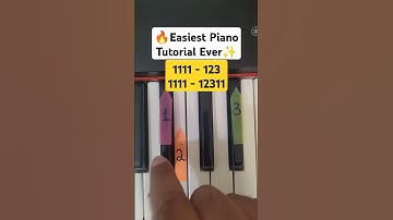 Thumbnail of 🔥🎹 The Easiest Piano Tutorial Ever 🔥🎹