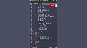 Notification Bell Using HTML & CSS