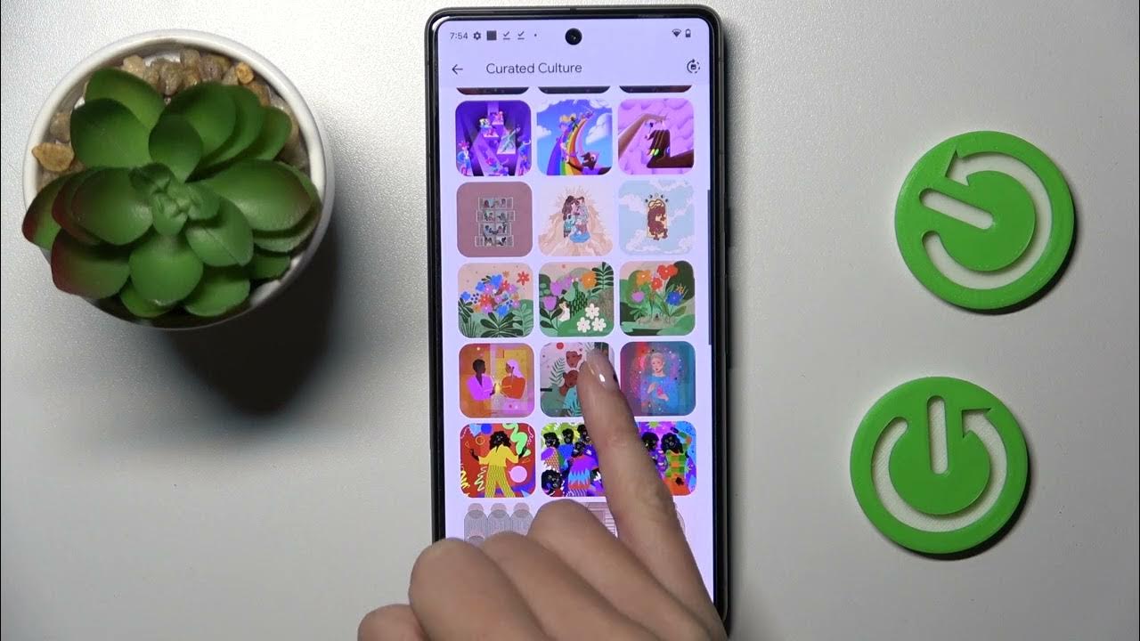 How to Change Wallpaper in GOOGLE Pixel 7 Find Wallpaper Settings