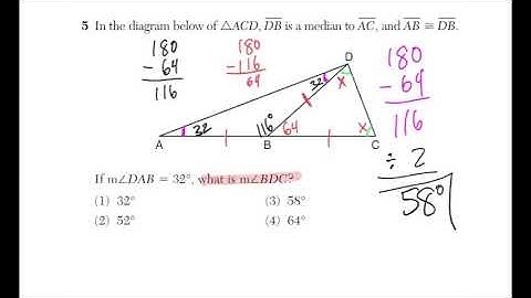 Geometry Regents August 2019 - Detailed explanations
