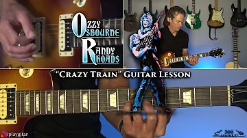 Ozzy Osbourne - Crazy Train Guitar Lesson (Randy Rhoads)