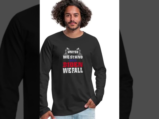 United We Stand With Biden We Fall - T-shirt design class=