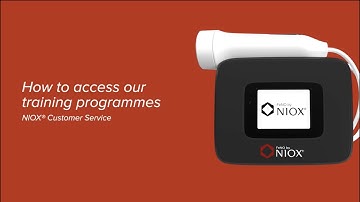 How to access NIOX® training - NIOX® Support