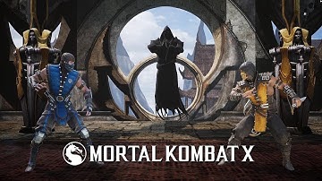 NEW MKX Sub-Zero VS Scorpion and NEW Stage in Mortal Kombat 1🔥🎮#scorpion #subzero #mk1 #mortalkombat