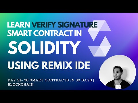 🔒 How to Use EIP-712 for Secure Transactions  |  Signing & Verifing Data in Solidity | Day 21