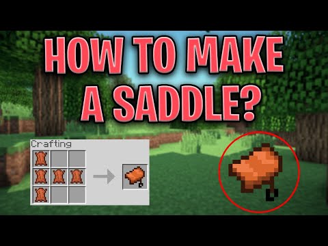 How To Make A Saddle in Minecraft! (All Platforms) (2020) hqdefault
