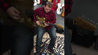 Matt Fuller doing a demo of the parts caster I built for a customer