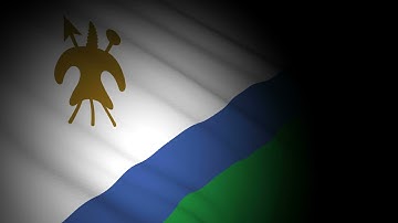 Lesotho Country Flag Animation | Full HD | Flags of the World