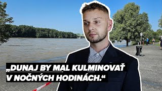 AKTUÁLNA situácia na Dunaji: Koncom týždňa čaká Slovensko ďalšia povodňová vlna