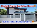 55m modern bungalow elegant finish na kasama pa ang lupa at fences