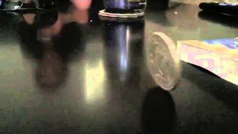 Spinning coin. Slow mo 240fps (iPhone 6)