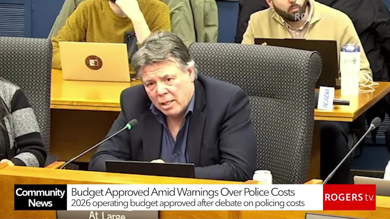 Budget Approved Amid Warnings Over Police Costs | Rogers tv - YouTube