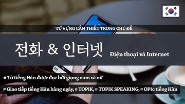 Điện thoại và Internet (전화&인터넷) - 2000 từ vựng tiếng Hàn cần thiết theo chủ đề | ES CONSULTING