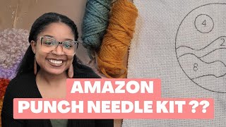 Unboxing and Trying a Punch Needle Kit from Amazon