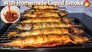 Smoke the tastiest Mackerel in Oven with homemade Liquid Smoke|Easy Baked Markerel Fish Recipe