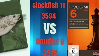 Stockfish 11 vs Houdini 6