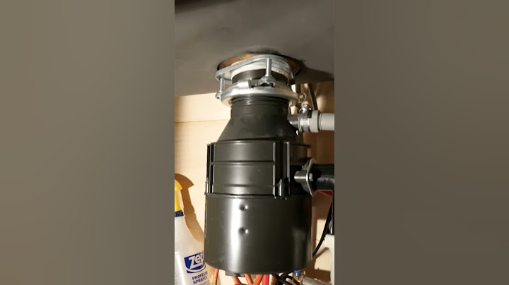 replacing a garbage disposal