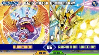 Numemon vs Rapidmon Vaccine - BT-16 Matchplay Commentary