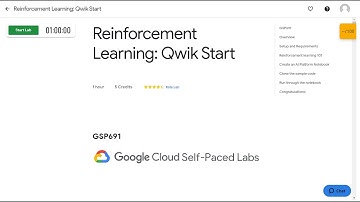 Reinforcement Learning Qwik Start