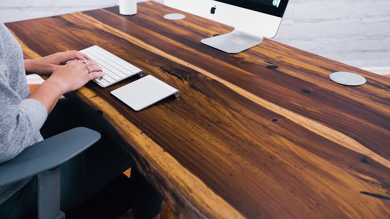 Solid Wood Desks By Uplift Desk Youtube