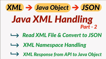 XML to JSON Conversion in Java | XML to JSON Java | XML Namespace Handling | JAXB Tutorial Hindi #2
