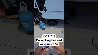 No nests around here! 🐝 #rv #rvliving #rvcamping #rvtips #rvbeginner #rvfamily #rvtipsandtricks