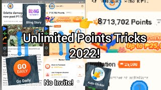 Unlimited Points No Invite! Earning Tricks 2022 For Go Daily, Bling, Cashzine etc. Tagalog tutorial screenshot 4