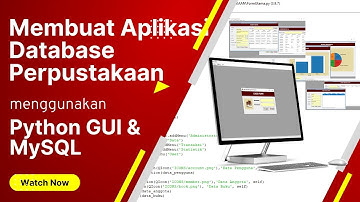 Pemrograman Database Menggunakan Python GUI & MySQL | Membangun aplikasi perpustakaan (Projek Riil)