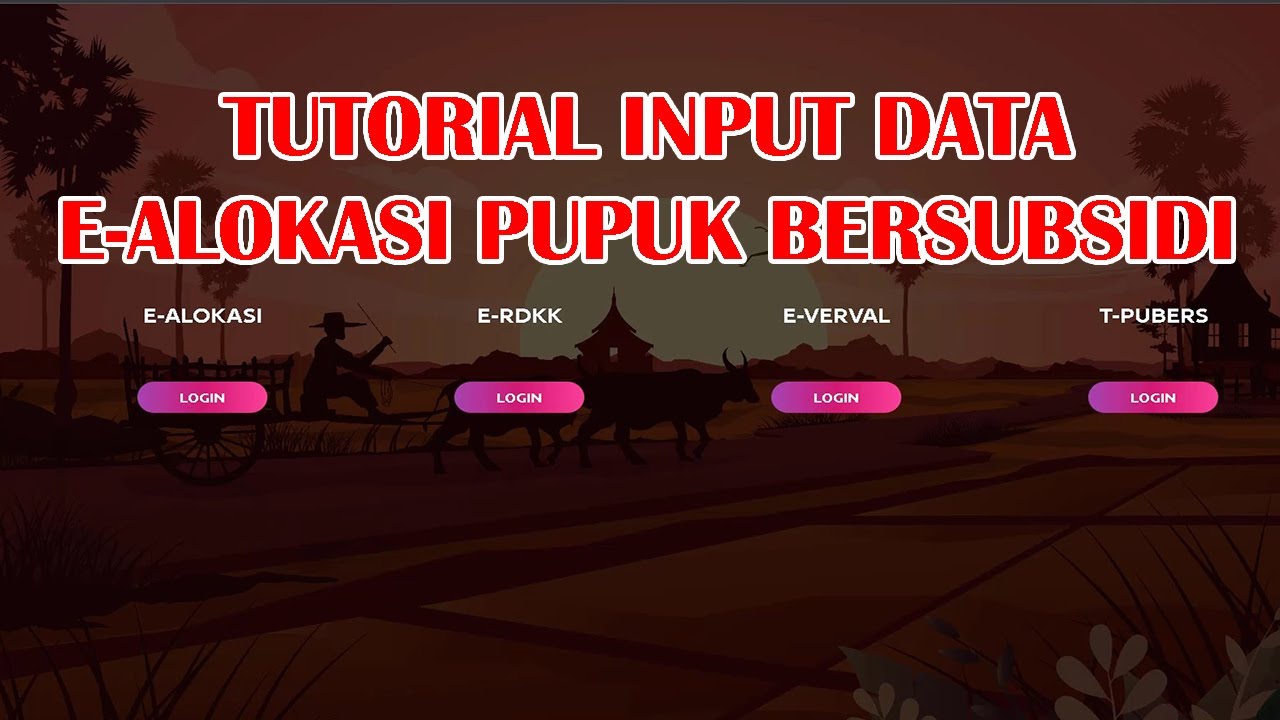 Cara Verval Pupuk Bersubsidi