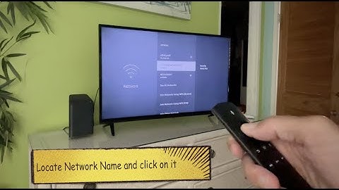 How to connect Amazon Firestick to Xfinity WiFi Gateway on Vizio Smart TV