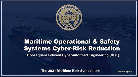 Maritime Operational & Safety Systems Cyber-Risk Reduction (CCE)