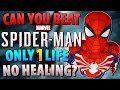 Can You Beat Spider-Man (PS4) With Only 1 Life And NO Healing?