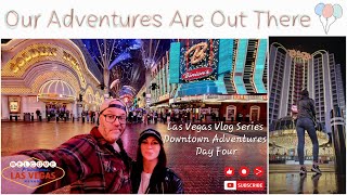 Las Vegas Vlog | Day Four | Peppermill Breakfast | Downtown | Pizza Rock | Gambling