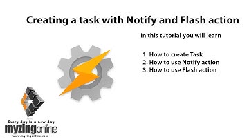 Tasker Tutorial Lesson 1 - Creating a task with Notify and Flash action