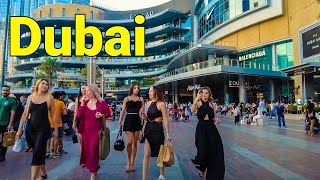 Dubai 🇦🇪 Burj Khalifa, Dubai Mall, City Center | Walking Tour 2024 [FULL TOUR]