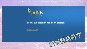 Solving: adf.ly "Link deleted" problem
