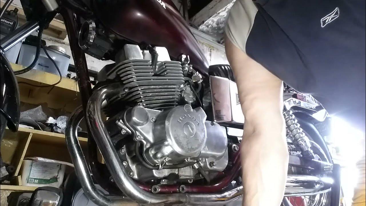 Honda rebel starter clutch flywheel install. - YouTube