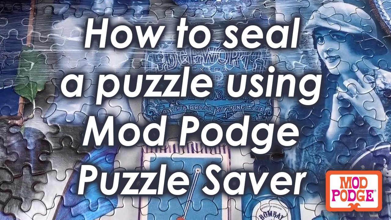 Mod Podge Puzzle Saver - Glue & Varnish