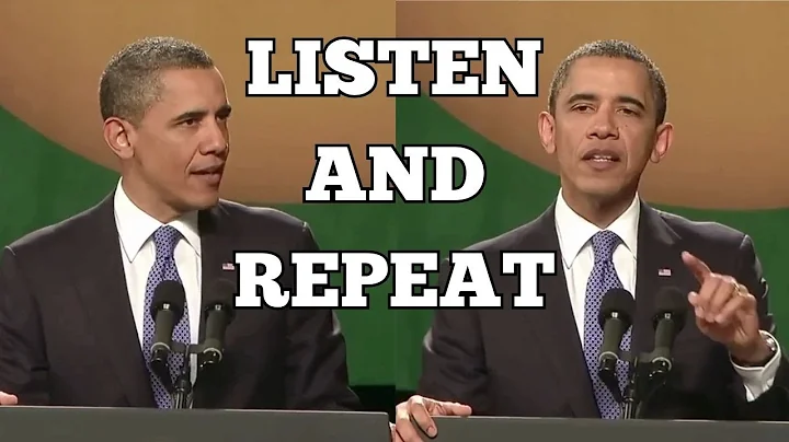 LISTEN AND REPEAT | Learn English through speeches | President Obama on Education