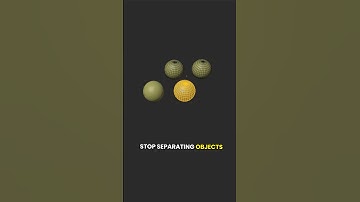 How Can Separate Objects in Blender🔥 #blender #blendertutorial #modelingtips #blender3d #cgthink