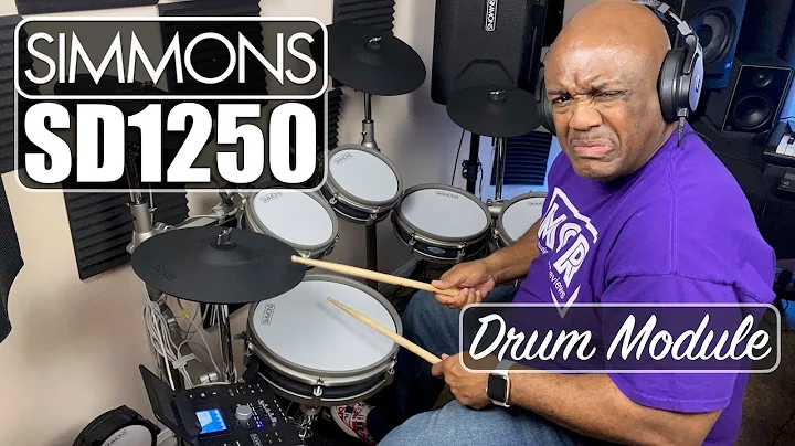 SIMMONS SD1250: How Does The Drum Module Sound? Le...