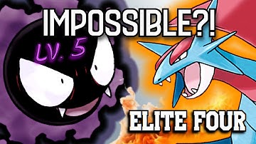 I Beat Pokémon Emerald with a Level 5 Gastly