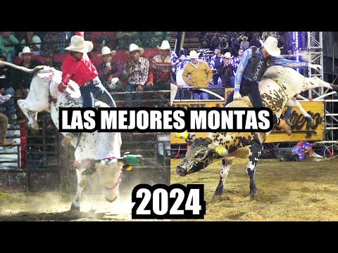 LOS MEJORES JINETES VS LOS MEJORES TOROS RECOPILACION DE LAS MEJORES MONTAS DEL 2024