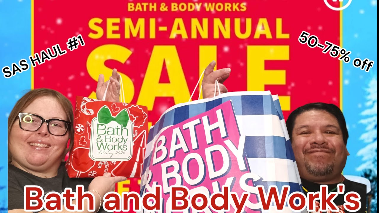 Semi Annual Sale Haul #1| 50-75% off items| underwhelming experience | Bath & Body Works #Welovesale