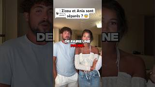 ZIZOU ET ANIA SONT SÉPARÉS !? 😨 (La fin de leur couple… Votre avis ?) #shorts #drama #zizou #ania