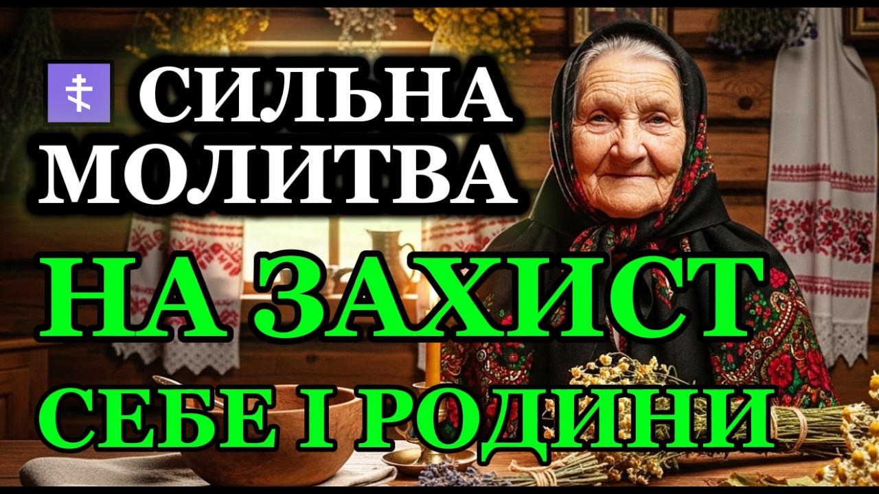 СИЛЬНА МОЛИТВА НА ЗАХИСТ СЕБЕ І РОДИНИ
