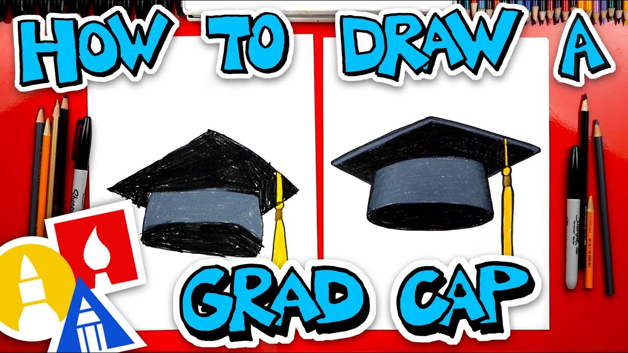 Graduation Cap Bachelor Hat Education. A hand drawn vector doodle  illustration of a graduation cap. Stock Vector | Adobe Stock